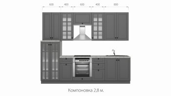 Кухонный гарнитур Верона 2800 мм в Краснотурьинске - krasnoturinsk.mebel-e96.ru