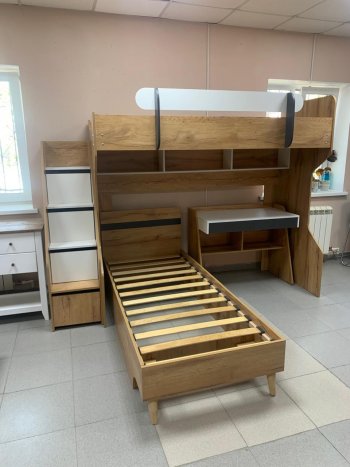 Кровать-чердак Омега-3 комп.2 в Краснотурьинске - krasnoturinsk.mebel-e96.ru