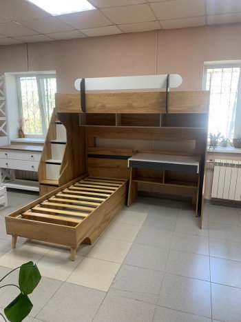 Кровать-чердак Омега-3 комп.2 в Краснотурьинске - krasnoturinsk.mebel-e96.ru