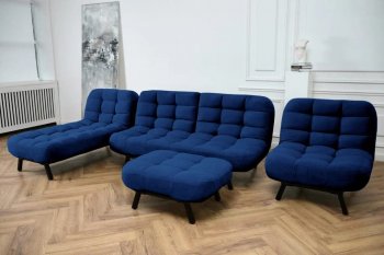Диван Абри Синий в Краснотурьинске - krasnoturinsk.mebel-e96.ru