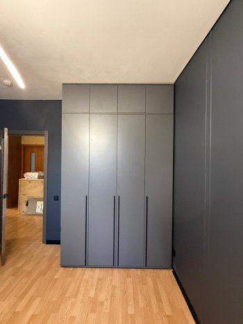 Шкаф 1600 мм 4-х створчатый Норд с антресолью графит (Миф) в Краснотурьинске - krasnoturinsk.mebel-e96.ru