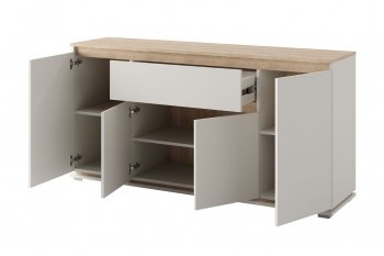 Тумба 4 двери 1 ящик Юта (БМ) в Краснотурьинске - krasnoturinsk.mebel-e96.ru