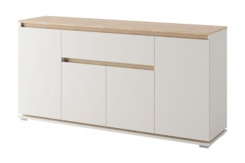 Тумба 4 двери 1 ящик Юта (БМ) в Краснотурьинске - krasnoturinsk.mebel-e96.ru